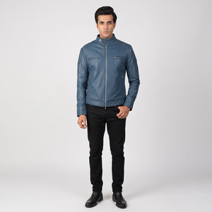Best Selling Wholesale Street Style High Quality <b>Men</b> <b>Leather</b> <b>Jackets</b> Winter wear Warm <b>Leather</b> <b>jacket</b> for <b>men</b> - Product Image 1