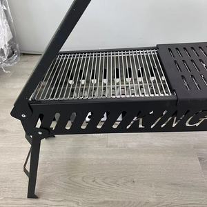 Parrilla Portátil Plegable de Acero Inoxidable Reforzada, Fácil de Montar, sin Humo, para Barbacoa, <span class=keywords><strong>Kebab</strong></span>, Carbón, Camping y Exteriores - Product Image 2