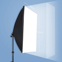 Équipement de photographie de studio professionnel, kit d'éclairage Softbox 50x70cm, prise de vue vidéo et photo, SoftBox