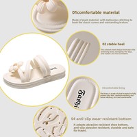 Sandales Plates Romaines Antidérapantes pour Femmes, Style Tendance Nouveauté Été
