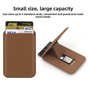 Supporto Magnetico per Telefono per <span class=keywords><strong>iPhone</strong></span> 17 <span class=keywords><strong>Pro</strong></span> <span class=keywords><strong>Max</strong></span> 16 15 14 13 12 <span class=keywords><strong>11</strong></span>, Porta Carte a Portafoglio, Clip Posteriore Sottile Pieghevole Invisibile - Product Image 4