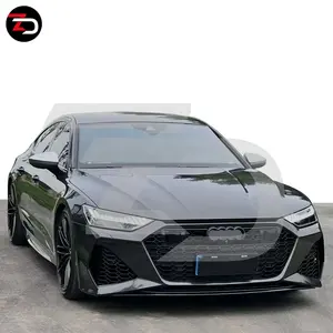 PP Material RS7 Style Front stoßstange Front grill Hecks toß stange Diffusor Seitens ch weller Für A7 S7 2019-2023