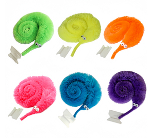 23 cm Funny Fuzzy Wiggle Twist Worm 15-Color Plush Street Magic Trick for Kids Thumb Type Flush Worm - Product Image 4
