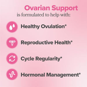 Kapsul Pendukung Kesehatan Ovarium Khusus Wanita, Penyeimbang Hormon dengan Suplemen Inositol, DIM, dan Asam Folat - Product Image 2