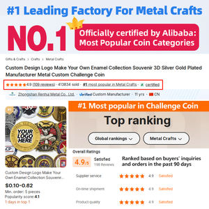 Recuerdos de RENHUI, recuerdo conmemorativo de viaje, recuerdo Mori, artesanías de Metal conmemorativas, monedas de desafío personalizadas - Product Image 2