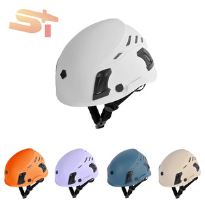 Casque de sécurité de protection de construction Casque de protection ABS pour le travail en hauteur Équipement de travail à prix réduit pour l'escalade de camping - Product Image 1