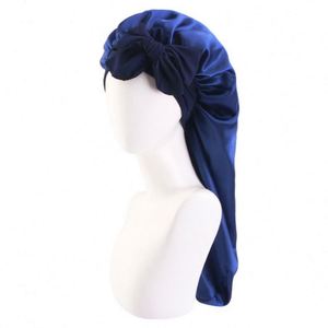Gorro de Dormir y para el Cabello con Logotipo Personalizado, Color Personalizado, Talla Grande, con Cola Ajustable de Satén, para Uso Diario al Aire Libre, para Mujeres Adultas, Cuatro Estaciones - Product Image 3
