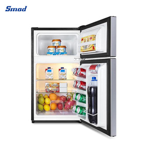 3.4cuft Top Freezer Fridge Double Door Dorm Room <b>Refrigerator</b> - Product Image 5