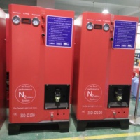 High Quality HONOW HO-D100 Nitrogen Generator Tire Inflator >96% Purity 60L Tank Universal Voltage for Car Light Truck Tires