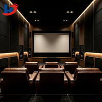 Panel Acústico Profesional HENGJIU de PET de 20 mm, NRC 0.90, para Estudio de Grabación, Sala de Control y Tratamiento de Trampas de Graves para Cine en Casa