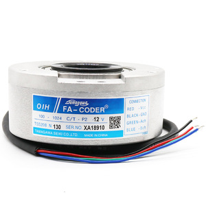 Encodeur incrémental Tamagawa Fa-Coder Ts5208n130 12V avec câbles, centre ouvert, fabriqué en Chine - Product Image 4
