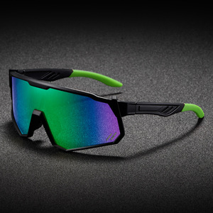 Lunettes de soleil de sport pour cyclisme en plein air, grande monture, protection UV400, film coloré, protection solaire - Product Image 6