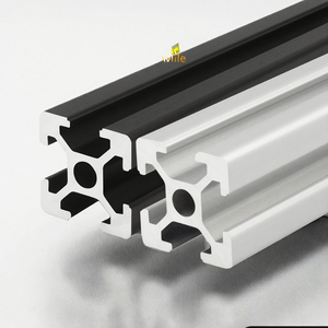 Perfil de Extrusión de Aluminio Industrial 3030 Personalizado Serie 6000, Estructura con Ranura en T y Ranura en V para Exhibidores, para Cortes Pequeños - Product Image 2