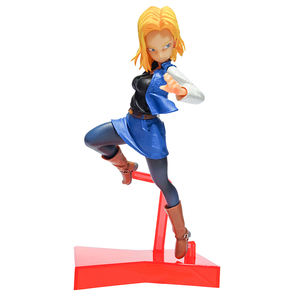 Jouets en résine PVC personnalisés de haute qualité Action & toy 20cm position de <span class=keywords><strong>combat</strong></span> décoration de voiture Android 18 <span class=keywords><strong>DBZ</strong></span> figurines anime Android 17 - Product Image 2