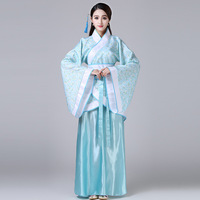 Robe Princesse Élegante BAIGE Femme, Costume Féerique Hanfu Tang pour Femme