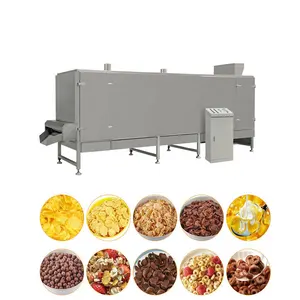 2024 Sunward automatic Top quality 300-500 kg/h Puffed Snacks breakfast cereal corn flacks snack food machine for sale