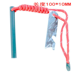 แท่งแมกนีเซียมจุดไฟ 100x10 มม. อุปกรณ์เอาตัวรอดกลางแจ้ง อุปกรณ์ตั้งแคมป์ - Product Image 1