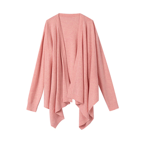 Elegant <b>Women's</b> V-Neck Leisure Coat Autumn Long Sleeve Wool Jacket Custom Knit <b>Cardigan</b> - Product Image 1