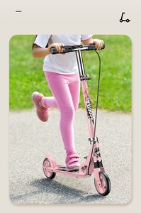 Patineta Plegable de Dos Ruedas Adult771 para Jóvenes, Uso en Ciudad y Campus, para Niños de 6-8-12 Años, Marco de Acero, Ruedas de PU de 6 Pulgadas, Ajustable en Altura - Product Image 5
