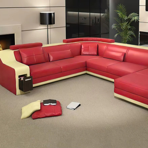 Americana foshan funzione di mobili in pelle di grano divano letto per divano divano set moderno divano turco set blu mobili da soggiorno - Product Image 1