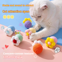 Accessoires pour animaux de compagnie Joysing : Jouets interactifs pour chatons en corde de coton colorée de haute qualité avec clochette, motif dessin animé, vente en gros