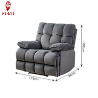 Personnalisation professionnelle canapé inclinable chaise berçante pivotante canapé inclinable simple fauteuil fauteuil inclinable