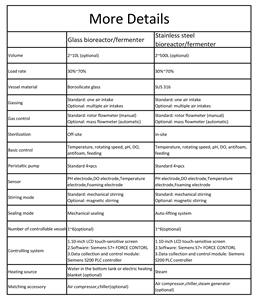 Fermentador Cónico de Vidrio para Laboratorio, Fermentador de Vidrio con <span class=keywords><strong>Espiga</strong></span>, Biorreactor de 10 l para Cultivo de Microorganismos, Levaduras y Hongos - Product Image 3