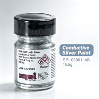 SPI #   Peinture conductrice argentée 05001-AB pour montage SEM et réparation de circuits – Colle argentée à haute conductivité