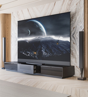 Meuble TV laser intelligent 100 pouces avec écran de projection ALR UST, meuble de projecteur UST intelligent, meuble TV laser invisible