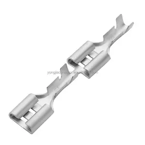 Uninsulated Female Spade Push On Crimp Terminal Non Insulated Terminal