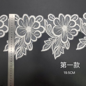 Đám cưới hạt ống ren ngành công nghiệp nặng hạt phụ kiện may mặc nhà mềm trang trí trang trí bán buôn <span class=keywords><strong>Net</strong></span> sợi sequin ren - Product Image 2