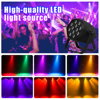 Projecteur LED Par 12x3W RGBW à Prix Usine, DMX512, Sonore, en Alliage d'Aluminium IP20, pour Clubs, Bars, Fêtes, Discos et Éclairages Scéniques