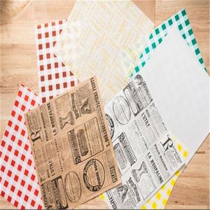 Sandwich-Einwickelpapier Lebensmittelkorb-Einlagen Klassisch Kariert Fettbeständig Silikonbeschichtet Hitzebeständig Ofenfest 40gsm - Product Image 4