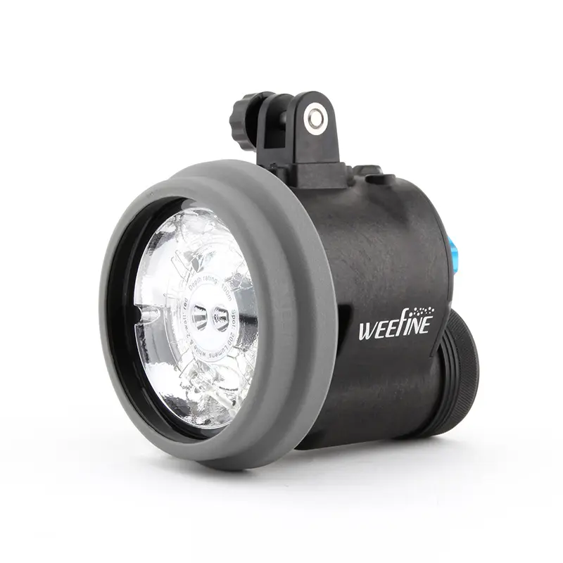 Weefine WFS05 GN24 luce stroboscopica ad anello numero guida a piena potenza a 1m/IOS 100: 24 attrezzatura subacquea