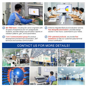 야외 사용을 위한 장거리 LoRa UHF <span class=keywords><strong>RFID</strong></span> 12dBi 수직 전 방향 유리 섬유 안테나 868 MHz - Product Image 5