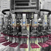 Machine de remplissage automatique d'huile alimentaire 500-2000 BPH pour bouteilles de 250 ml à 2 L, ligne d'embouteillage d'huile de cuisson