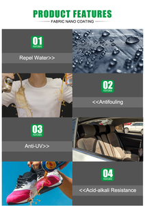 Usine directe voiture intérieur hydrophobe Textile tissu Nano revêtement Spray pour voitures Train bateau chaussures vêtements personnalisation Logo - Product Image 2