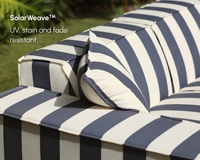 Canapé modulaire d'extérieur Modhomi, design moderne et simple, tissu imperméable résistant aux intempéries, en forme de L, pour patio et jardin
