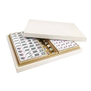 Juego de Mahjong Americano Personalizado, Superventas Transfronterizo, 166 Fichas, Caja de Regalo de Cuero de Alta Gama, Portátil - Product Image 4