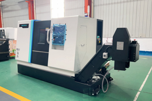 Gl560 <span class=keywords><strong>CNC</strong></span> nghiêng giường quay Máy tiện với fanuc điều khiển nhiệm vụ nặng nề tự động ngang đơn trục chính Điều kiện Mới - Product Image 4