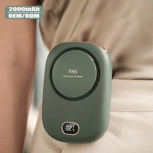 Productos de Venta caliente 2024 Ventiladores portátiles sin aspas Mini USB Recargable Colgando Cintura Cuello Ventilador