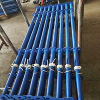 Étai télescopique réglable en acier robuste, type Acrow, pour support de tuyaux d'échafaudage et de coffrage de construction
