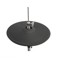 Independent Hihat Electronic Drum a Complete Set of 12-inch Dual-zone Trigger Cymbal Controller, Professional-grade Cymbal Stand