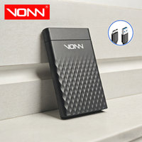 Boîtier de disque dur externe USB 3.0 VONN 2,5 pouces V9, transfert de données haute vitesse pour SSD/HDD 2,5 pouces
