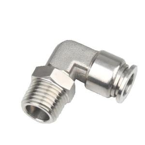 <span class=keywords><strong>PL</strong></span> paslanmaz çelik 1/4 Npt 90 derece dirsek hava kompresörü pnömatik bağlantı parçaları döner itme hava parçaları 4mm - Product Image 4