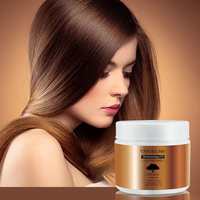 Masque capillaire professionnel à l'huile d'argan marocaine, marque privée, réparation intense, soin nutritif pour cheveux secs et abîmés