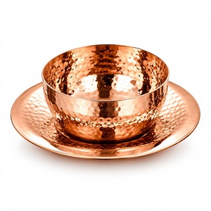 Tazón para Servir Comida Comercial, Diseño de Lujo en Cobre, Marca Internacional King - Product Image 1