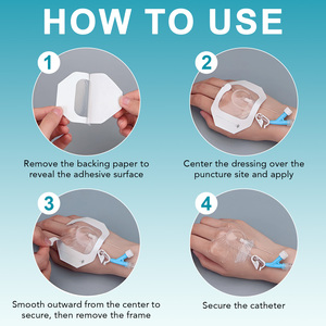 เอไลเม่ แผ่นปิดแผลแบบใส ขนาด 5.9x7.87 นิ้ว ป้องกันการแพ้ กันน้ำ ระบายอากาศได้ดี สำหรับดูแลบาดแผล - Product Image 5