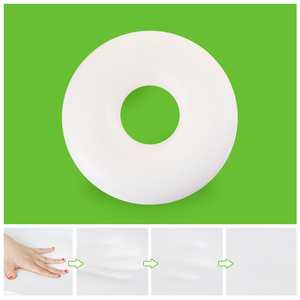 Siêu mềm <span class=keywords><strong>polyester</strong></span> sang trọng vải cao cấp chỉnh hình cơ bản phong cách donut hình dạng ghế xe nhà Bộ nhớ bọt Ghế đệm - Product Image 5