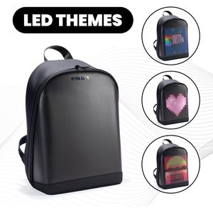 กระเป๋าเป้สะพายหลัง Nyan Gear Led วัสดุ Pu พร้อมจอแสดงผลดิจิตอล สำหรับมอเตอร์ไซค์ ใช้สำหรับเดินทางและใช้งานในชีวิตประจำวัน - Product Image 2